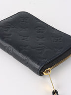 Louis Vuitton Black Empreinte Zippy Coin Wallet