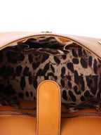 Dolce & Gabbana Caramel Brown Sicily Tote Bag.