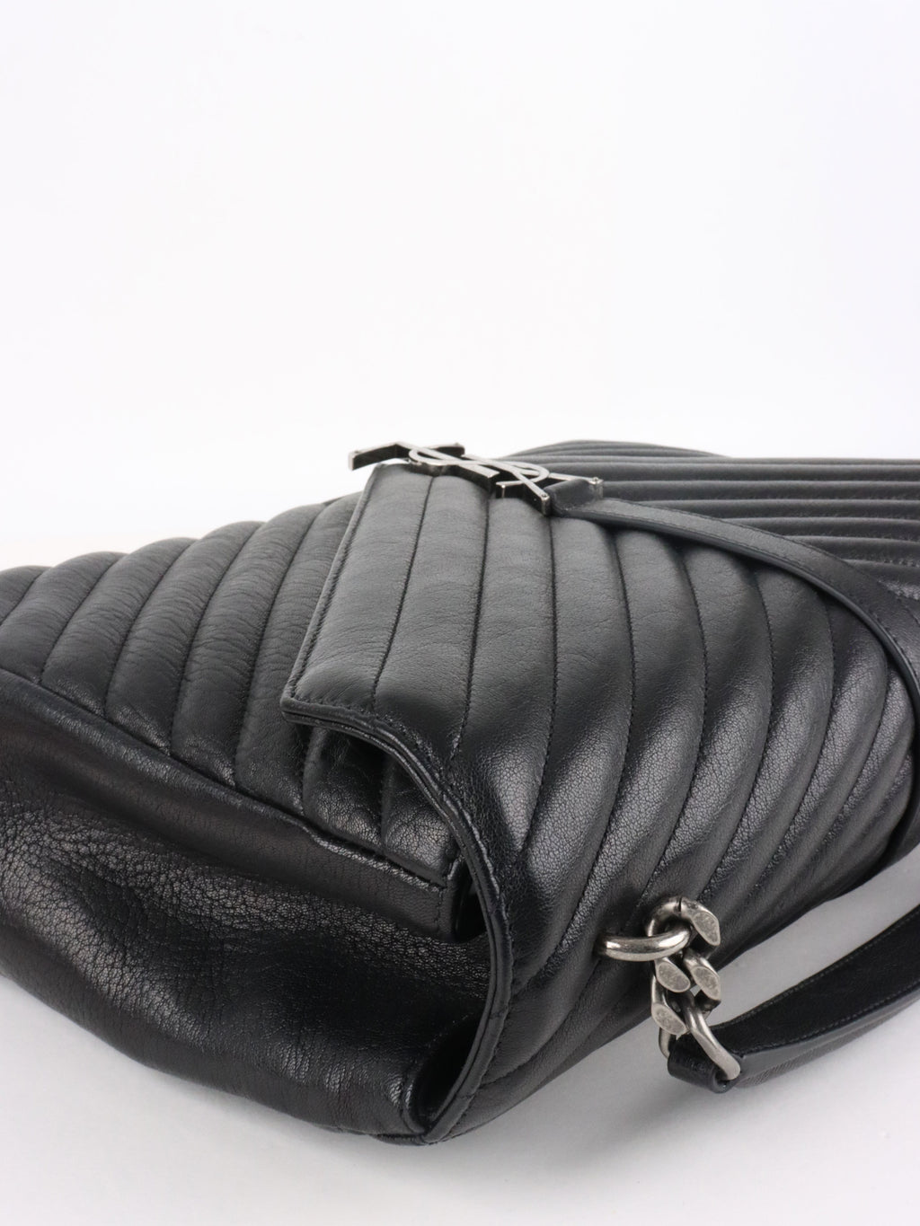 Saint Laurent Large Black College Bag