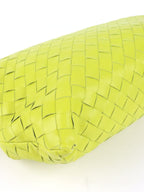 Bottega Veneta Green Kiwi Intrecciato Clutch