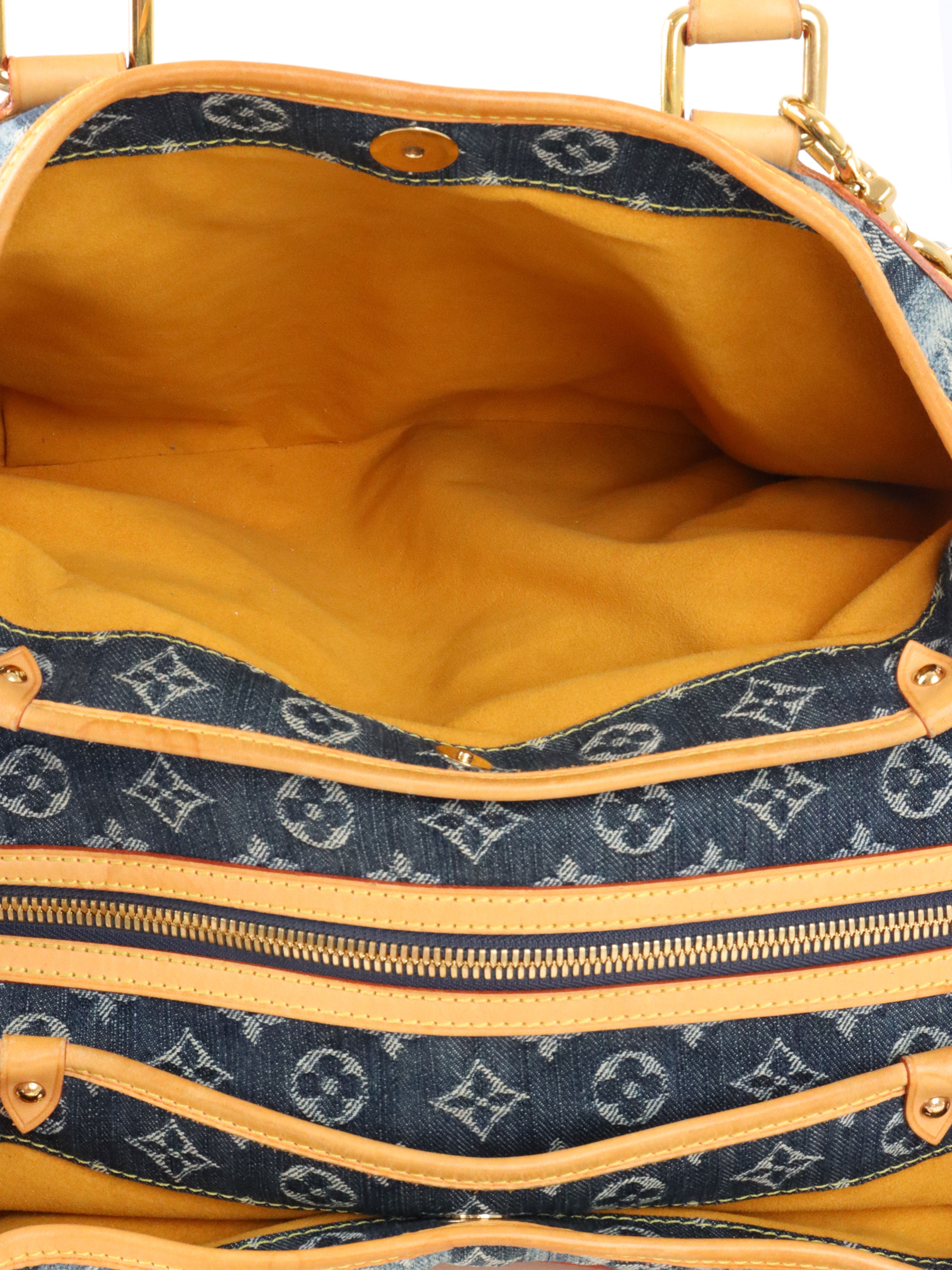 Louis Vuitton Vintage Cabas Raye 2006 Tote Bag.