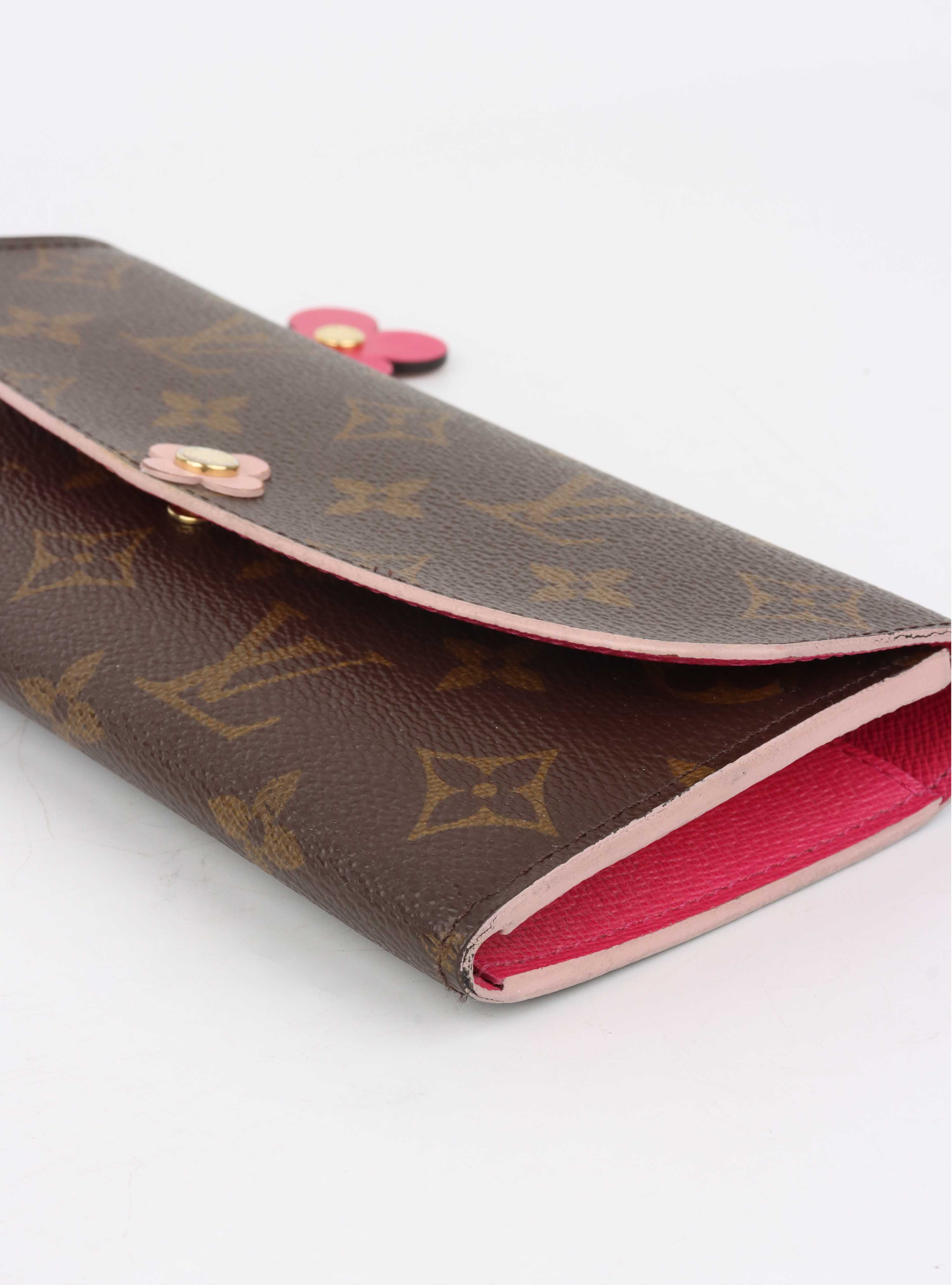 Louis Vuitton Monogram Bloom Flower Emilie Wallet.