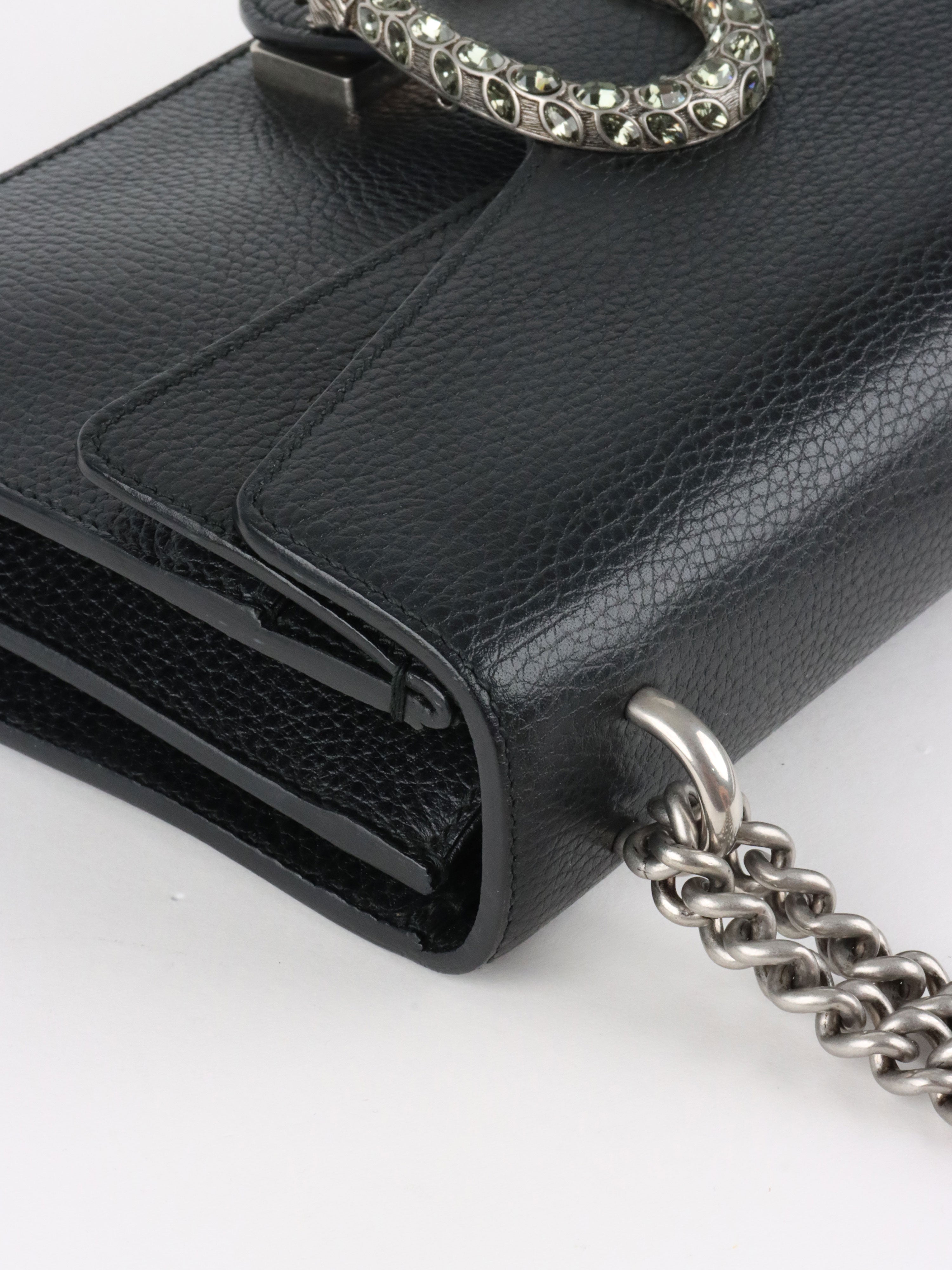 Gucci Small Black Dionysus Bag.
