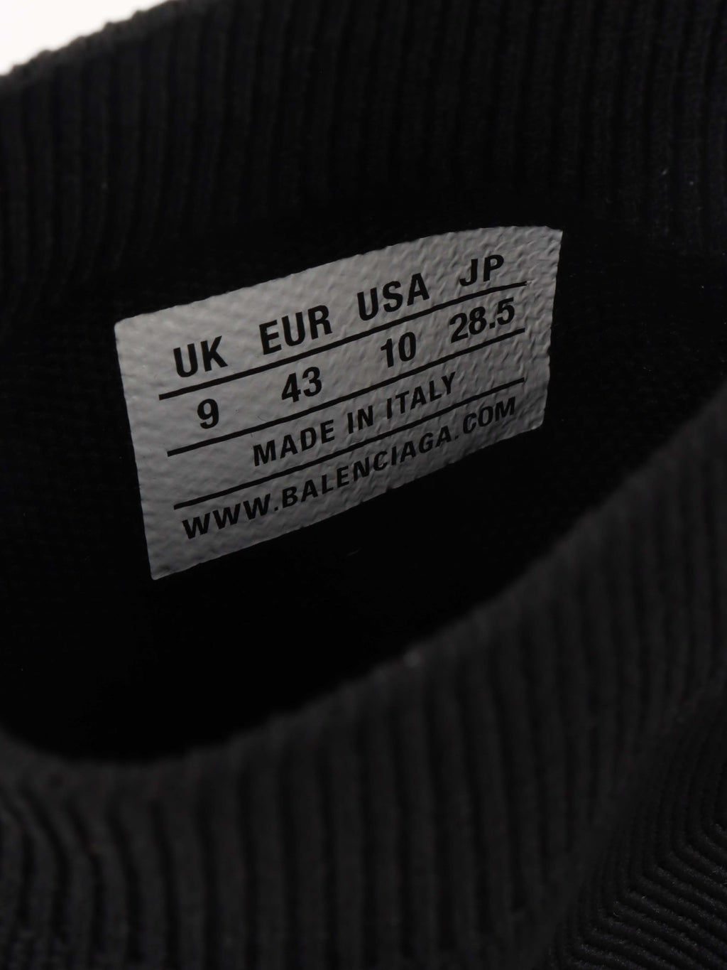 Balenciaga Black Speed LT Runner.