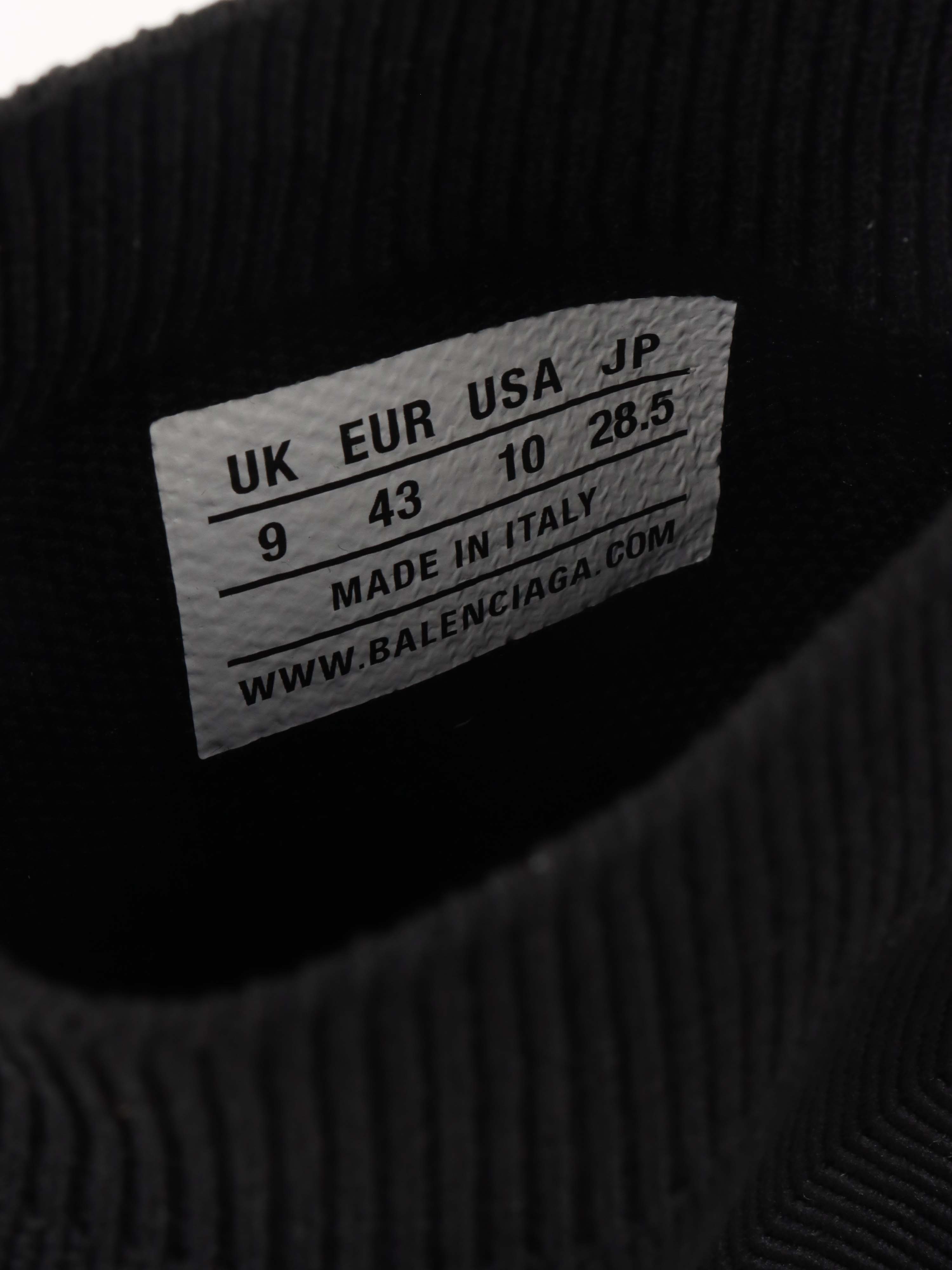 Balenciaga Black Speed LT Runner.