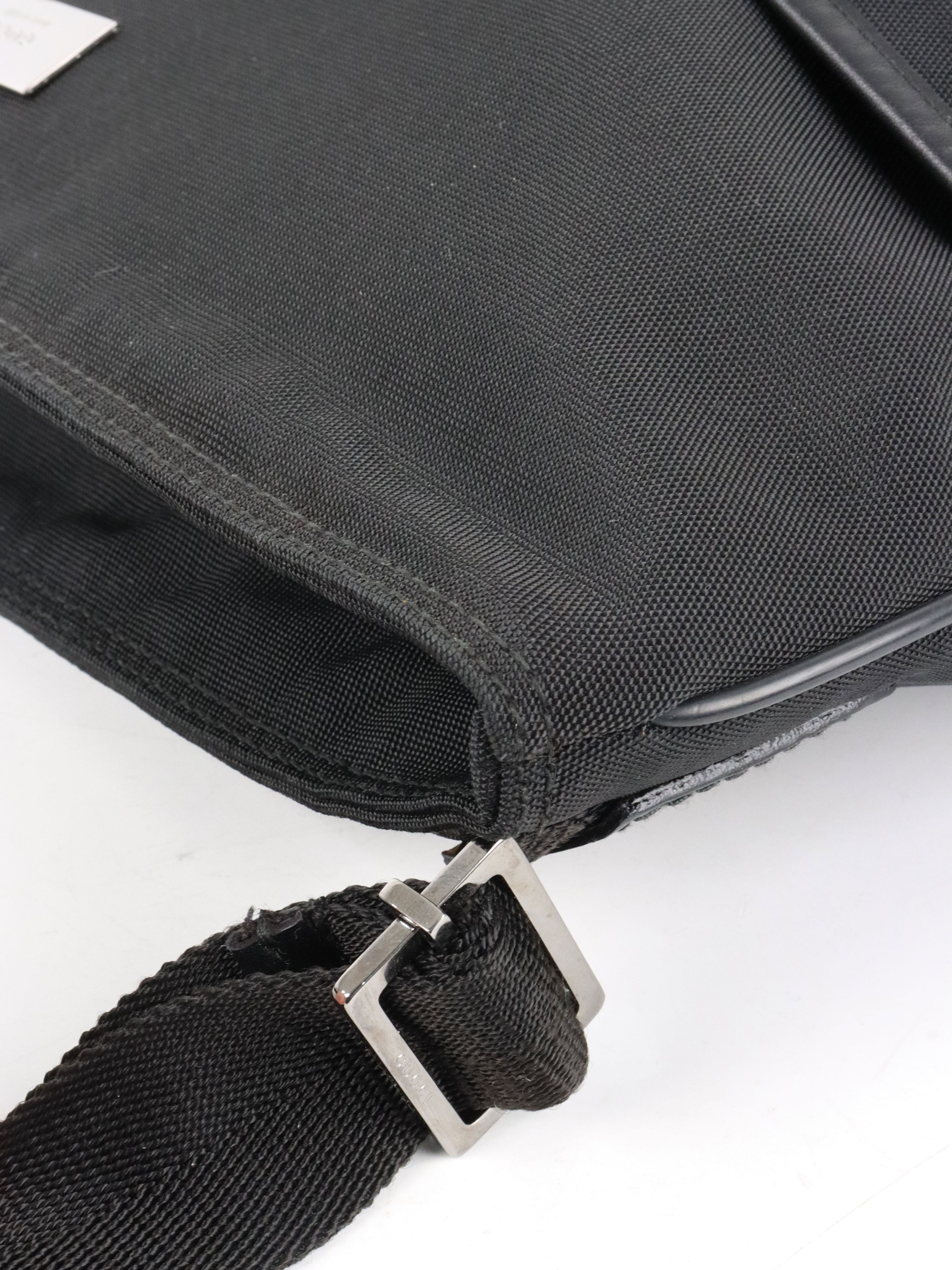 Gucci Black Square Crossbody Bag.