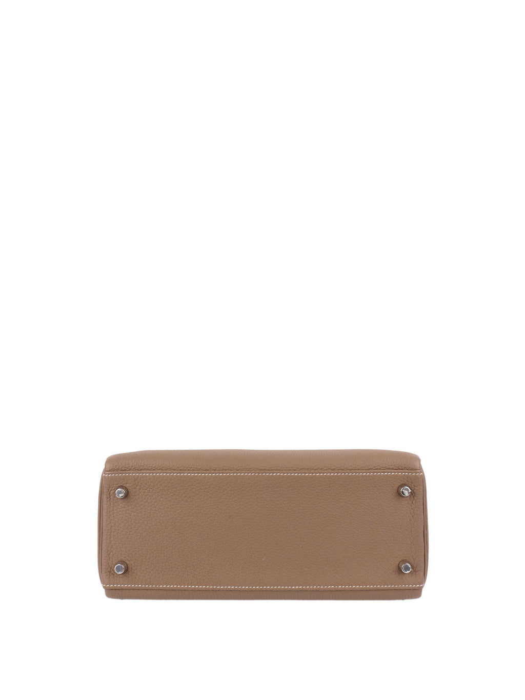 Hermes Etoupe Kelly 28 in Togo leather PHW.