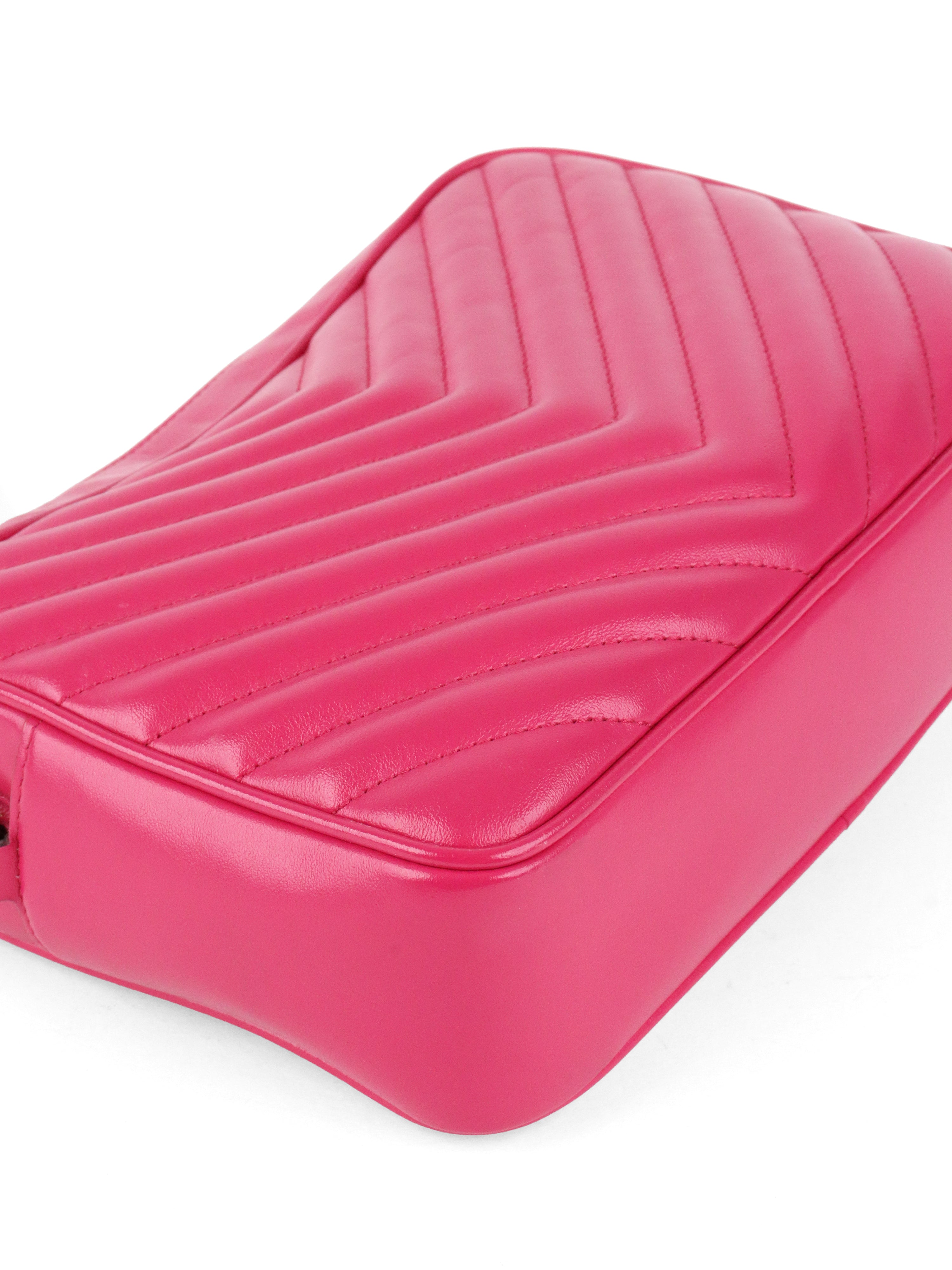 Saint Laurent Dark Pink  Lou Camera Bag