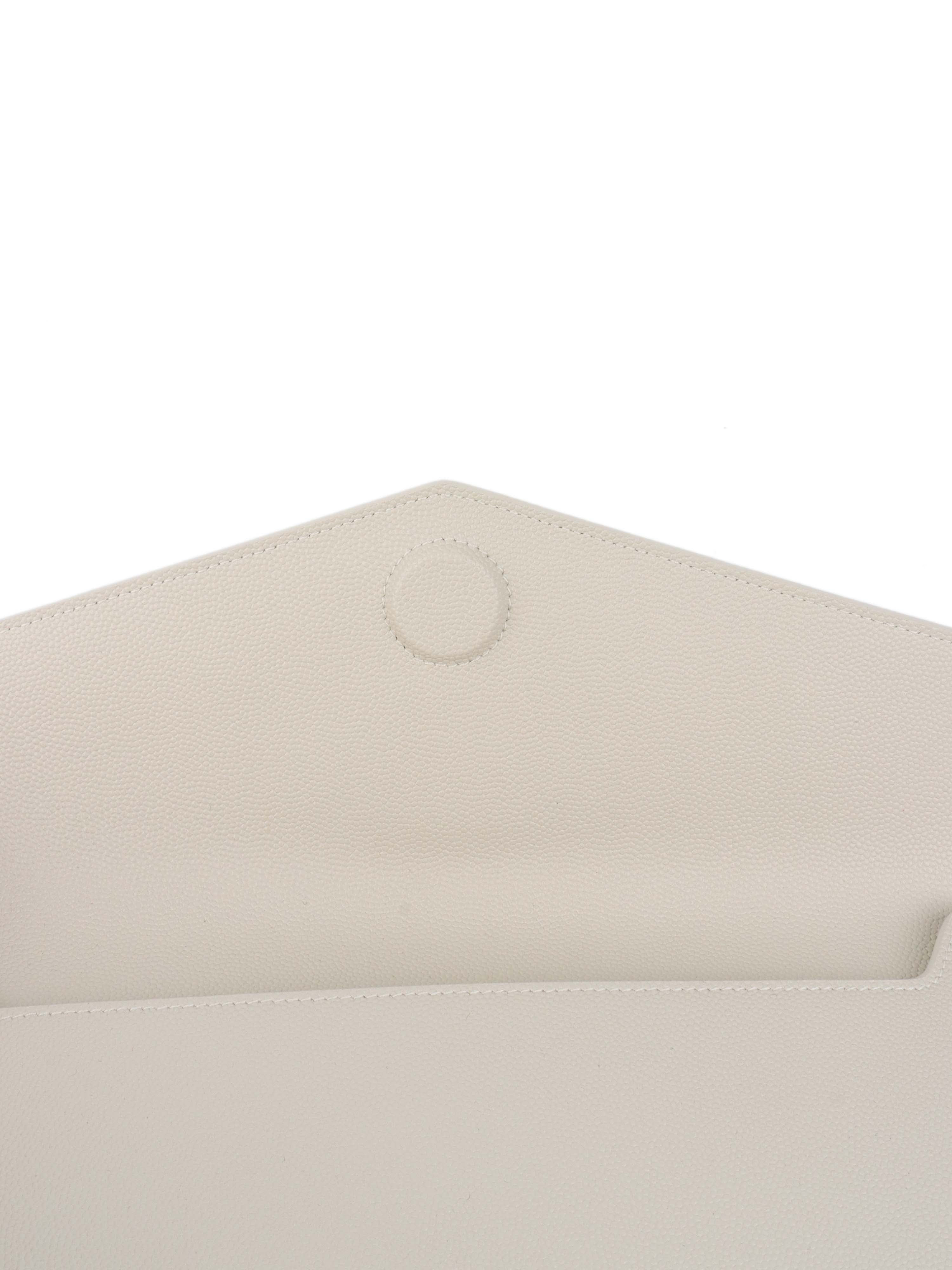 Saint Laurent White Medium clutch