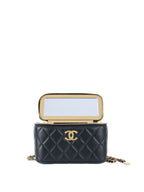 Chanel Lambskin Quilted Small Vanity Case