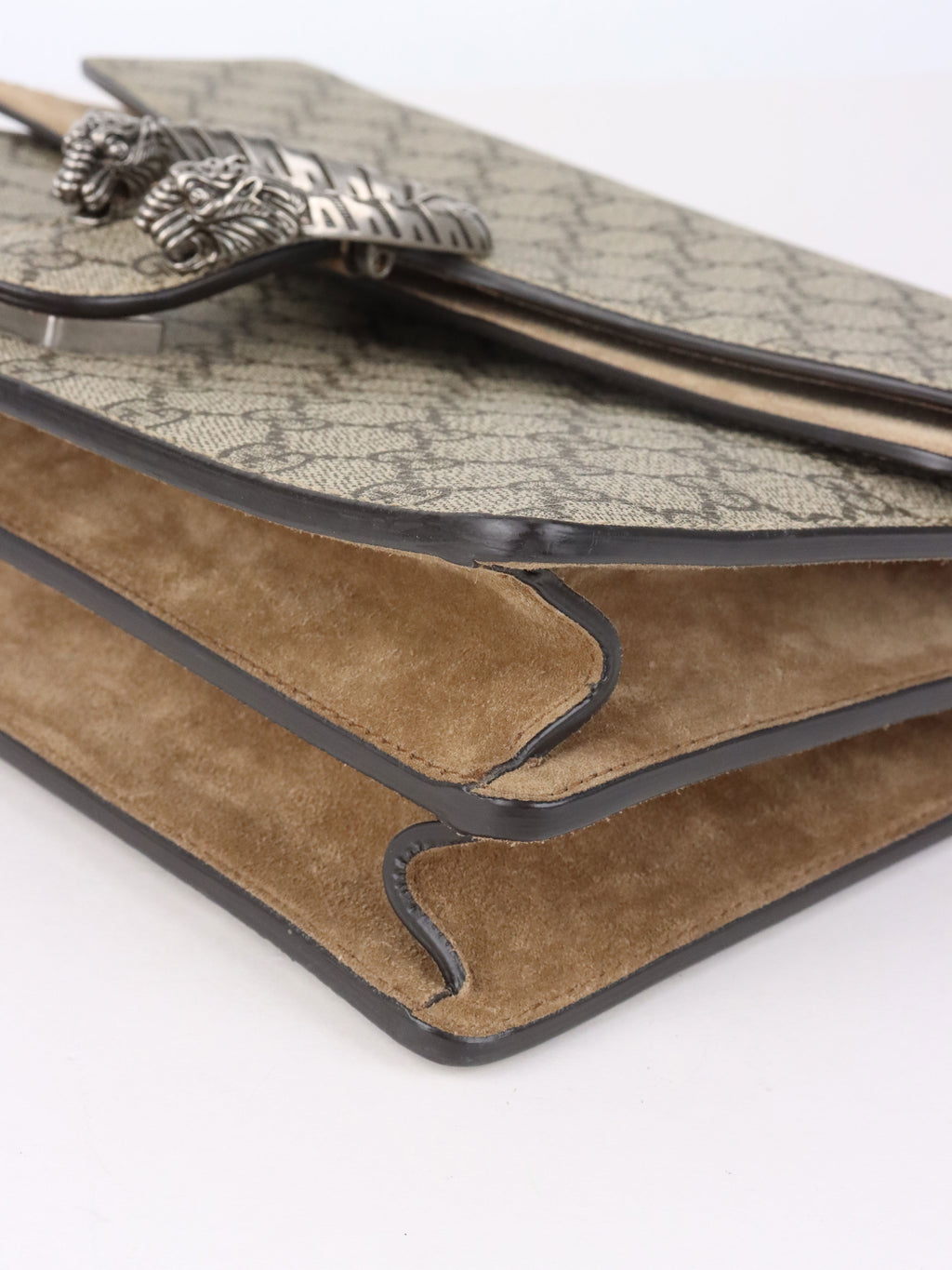 Gucci Ebony Medium GG Supreme Dionysus Shoulder Bag