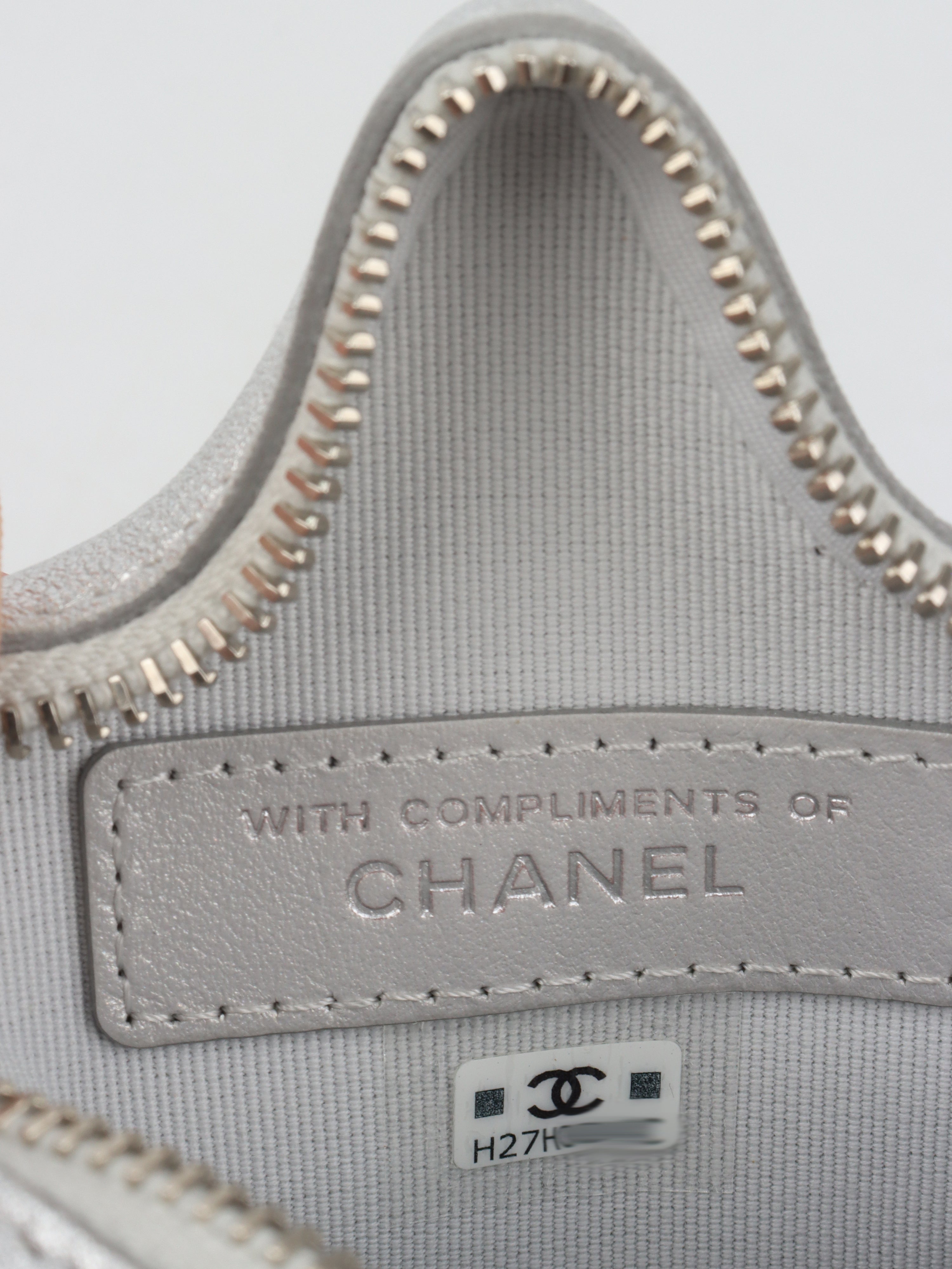 Chanel Silver Star Pouch.