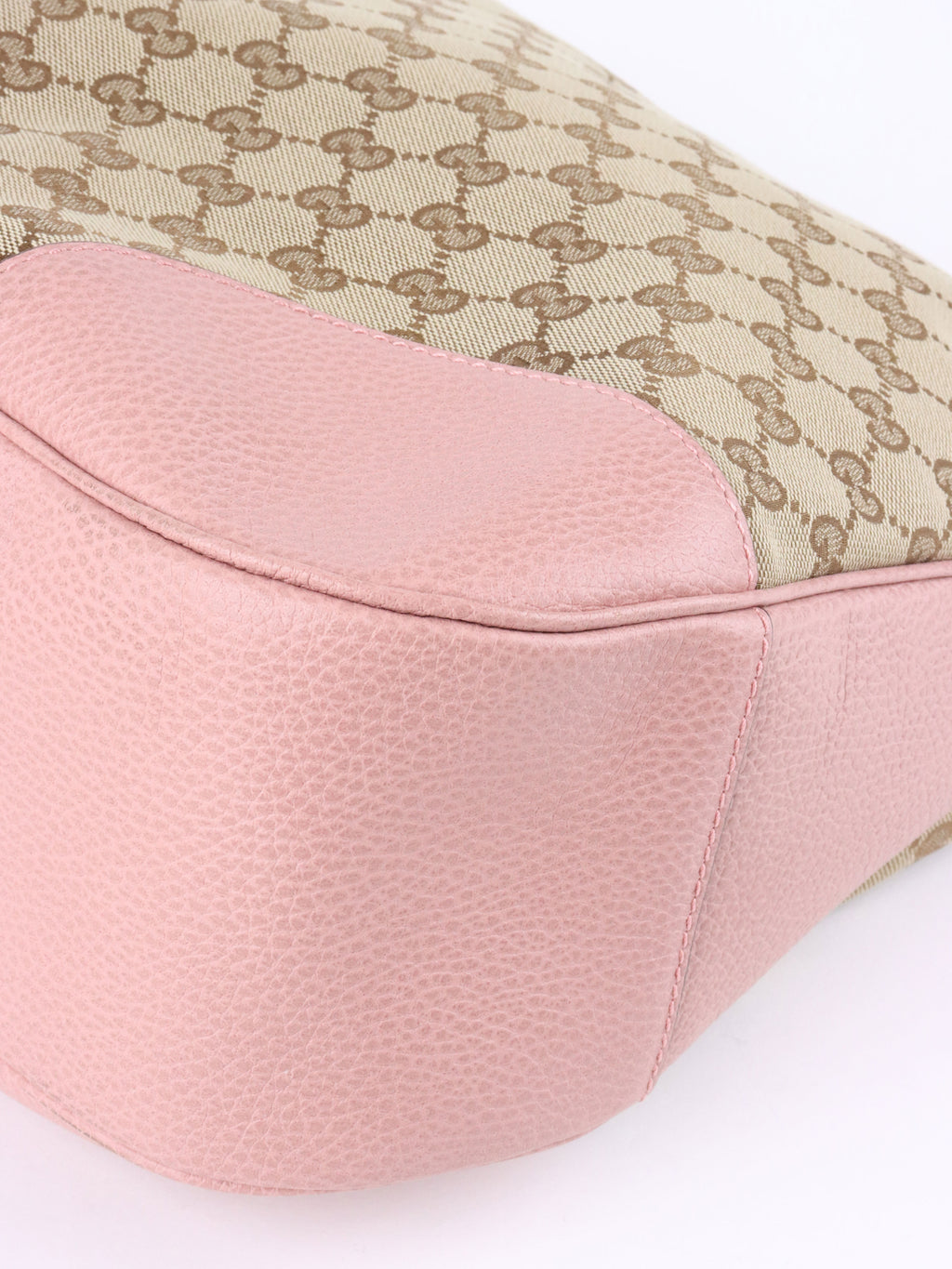 Gucci Large Dusty Pink GG Canvas Bree Hobo bag