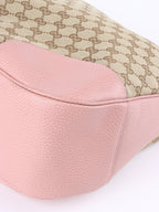 Gucci Large Dusty Pink GG Canvas Bree Hobo bag