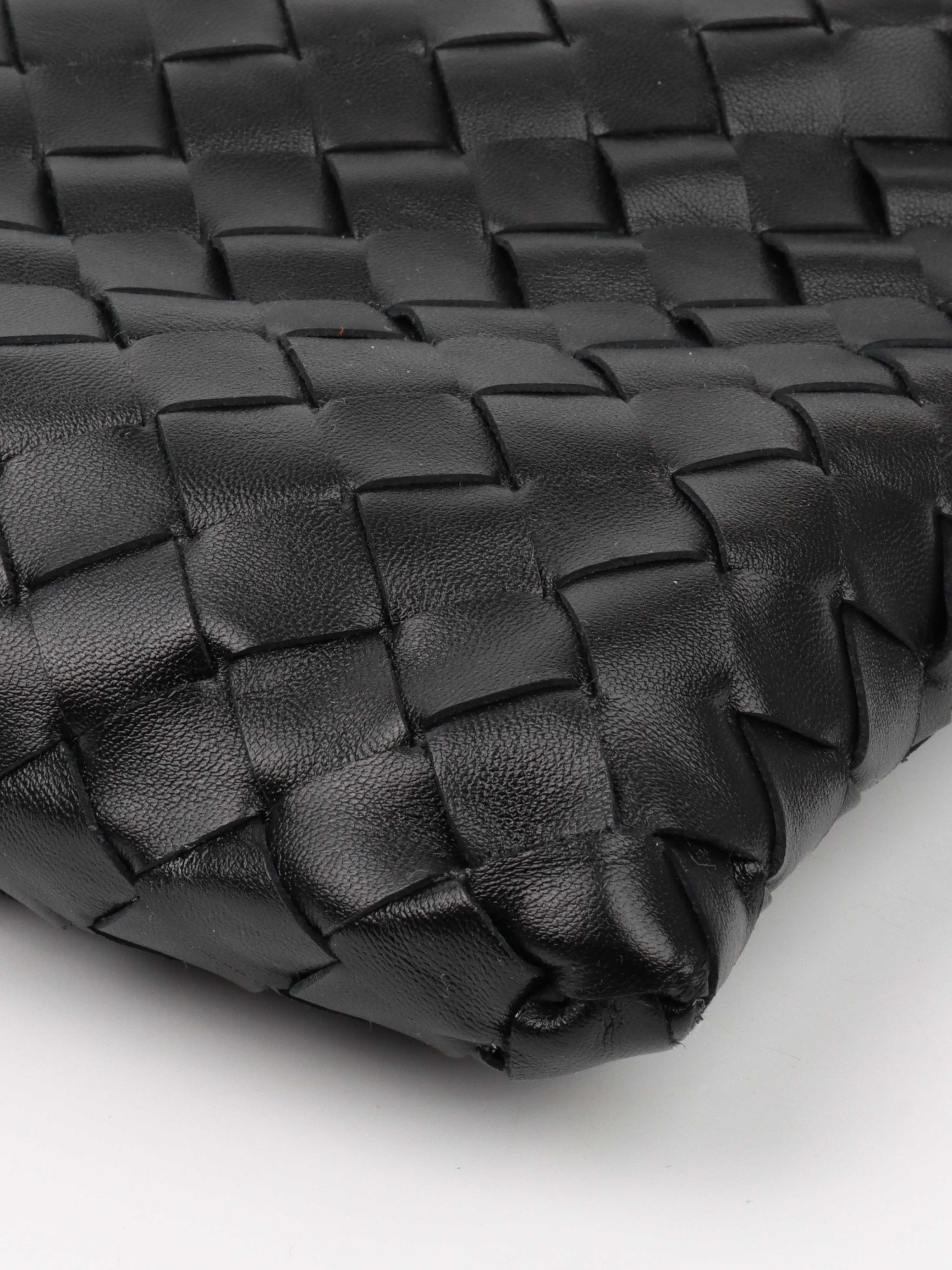 Bottega Veneta Small Black Hop Bag.