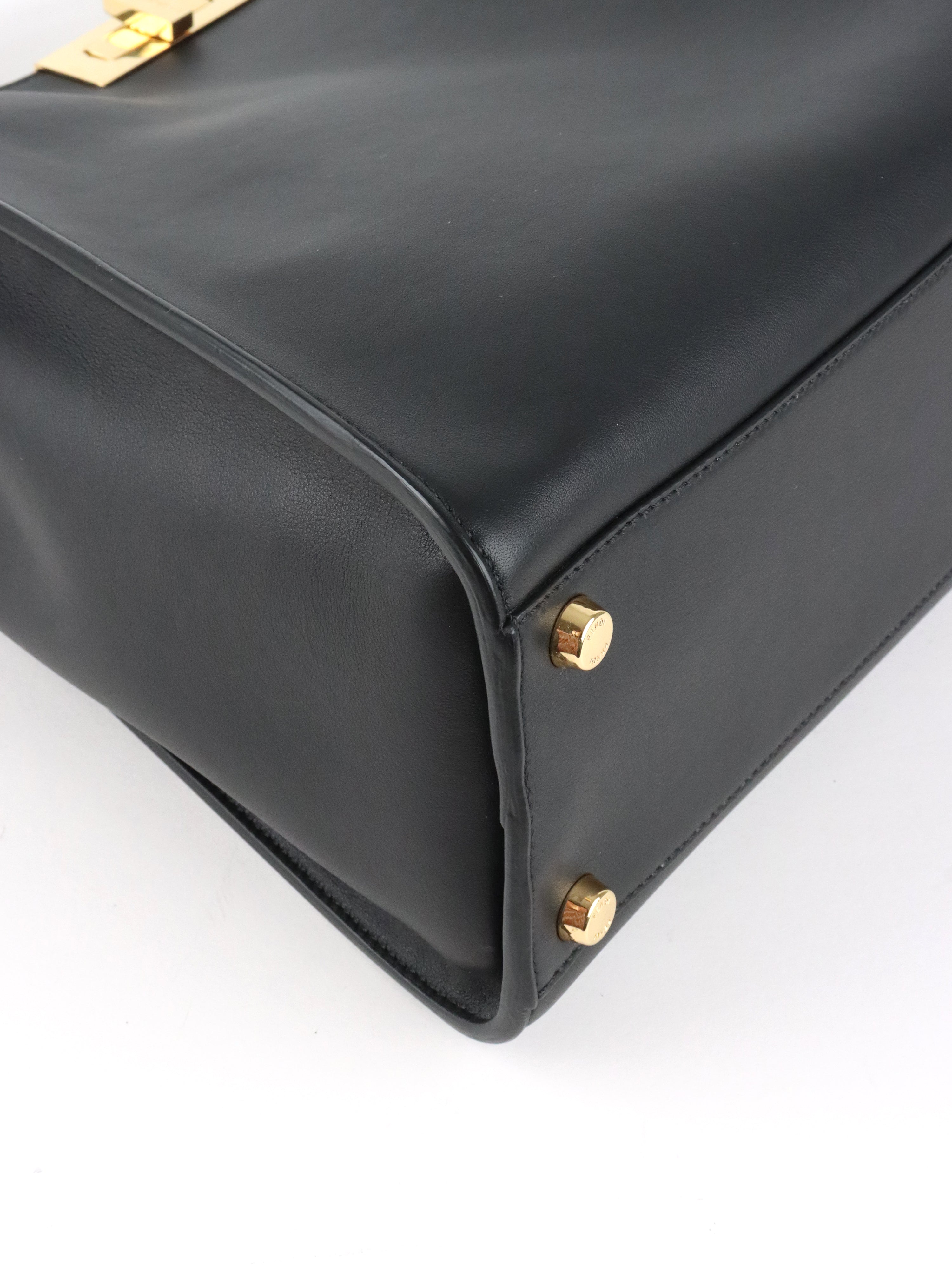 Fendi Black Peekaboo Bag GHW