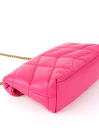 Saint Laurent Bright Pink Toy Puffer Bag