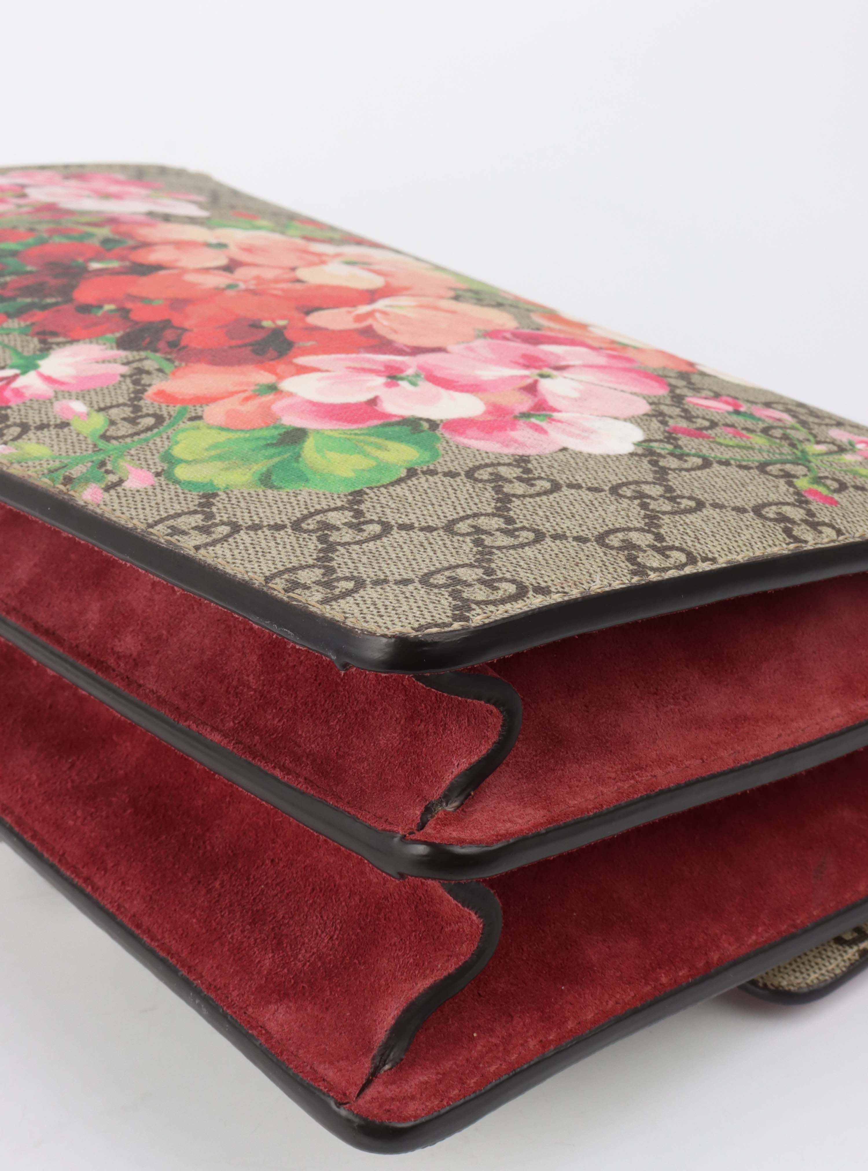 Gucci Small Dionysus Supreme Bloom Bag.