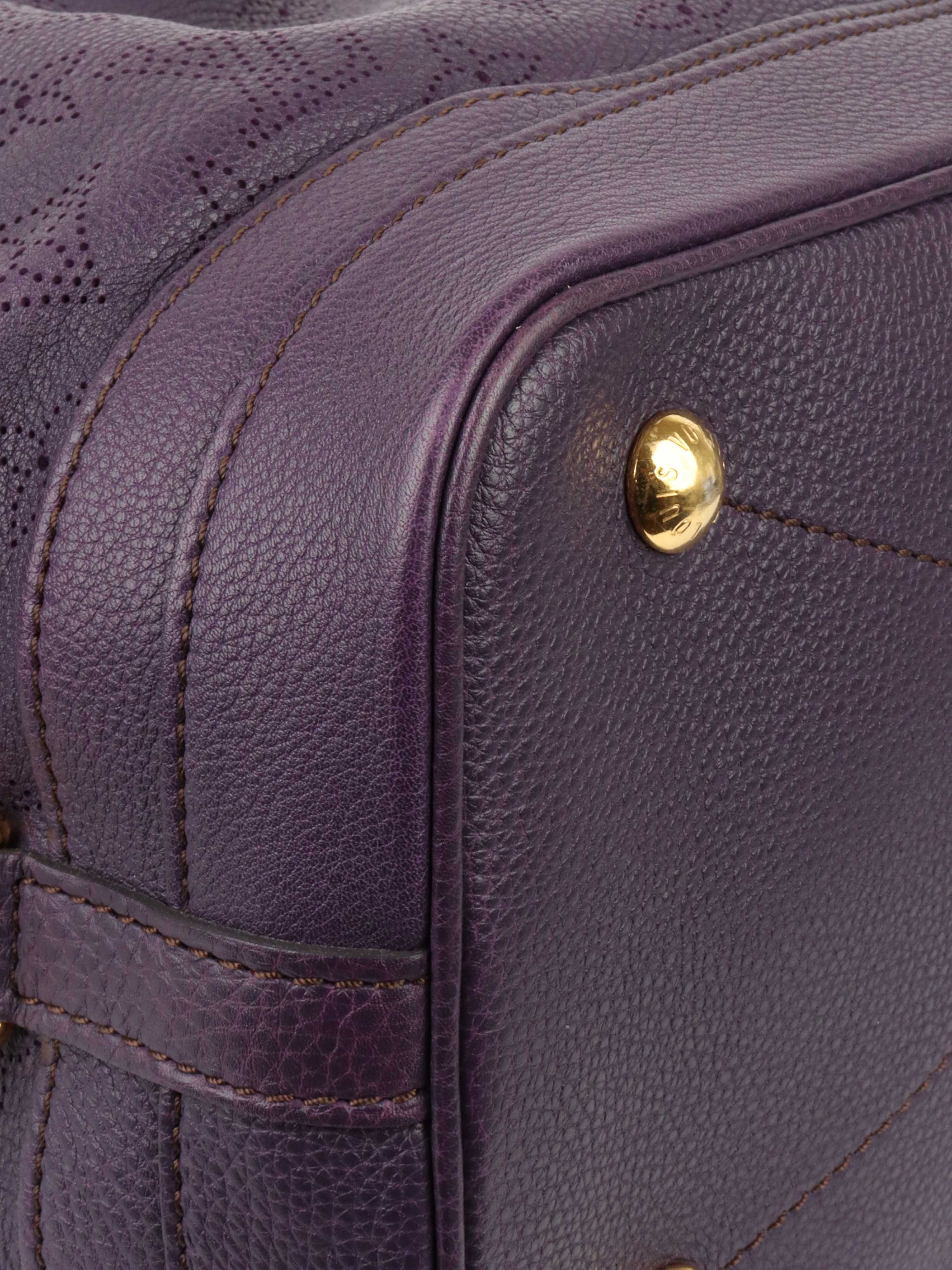 Louis Vuitton Dark Purple Zip Tote.