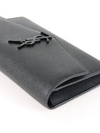 Saint Laurent Black Uptown Chain Wallet.