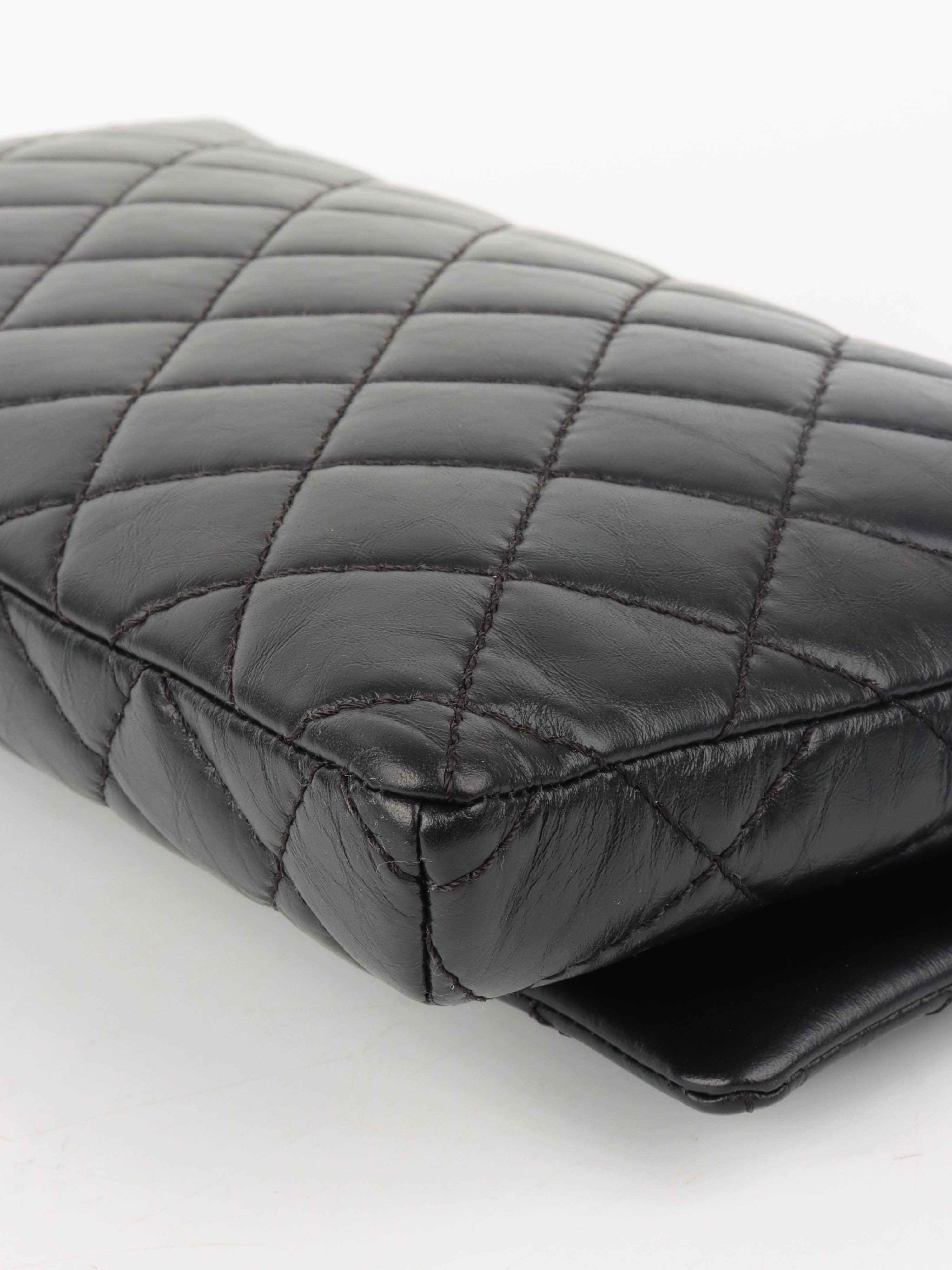Chanel Black 2.55 Pouch.