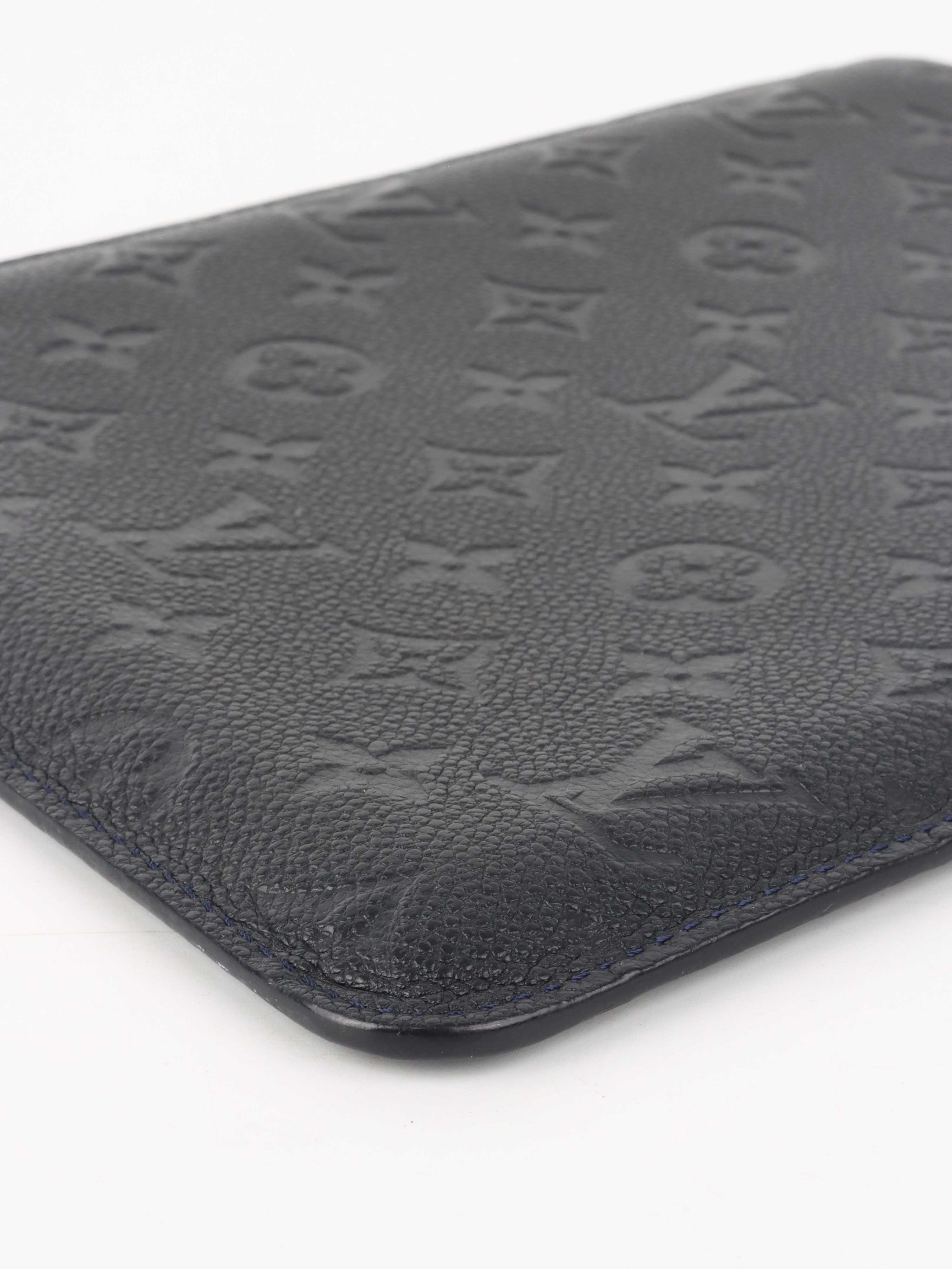 Louis Vuitton Black Monogram Empreinte iPad Case