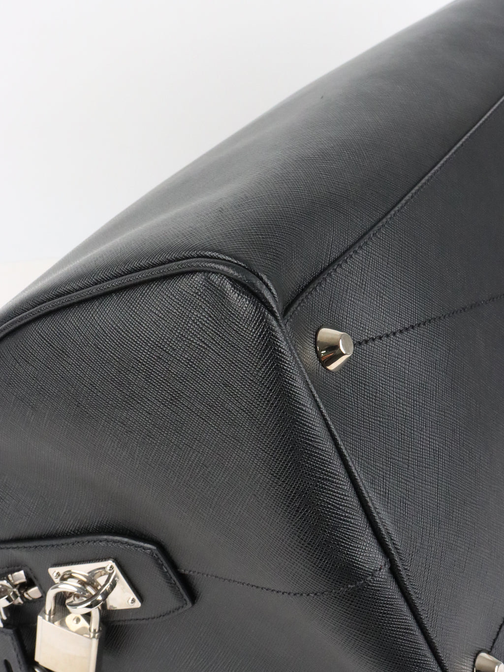Prada Black Saffiano Travel Bag