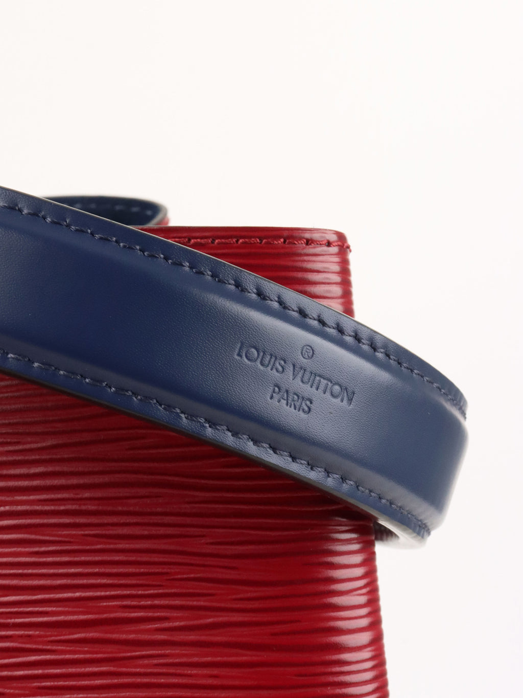 Louis Vuitton Red & Navy Epi Leather NeoNoe MM