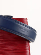 Louis Vuitton Red & Navy Epi Leather NeoNoe MM