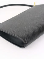 Louis Vuitton Black Epi Leather Pochette Accessoires.