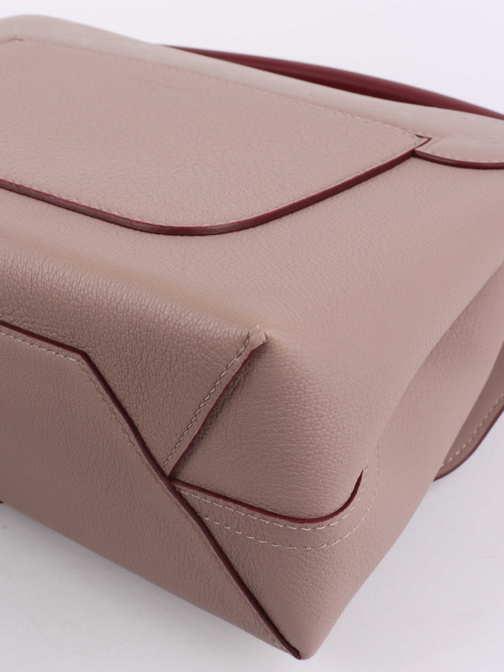 Louis Vuitton Taupe & Red Very One Handle Bag.