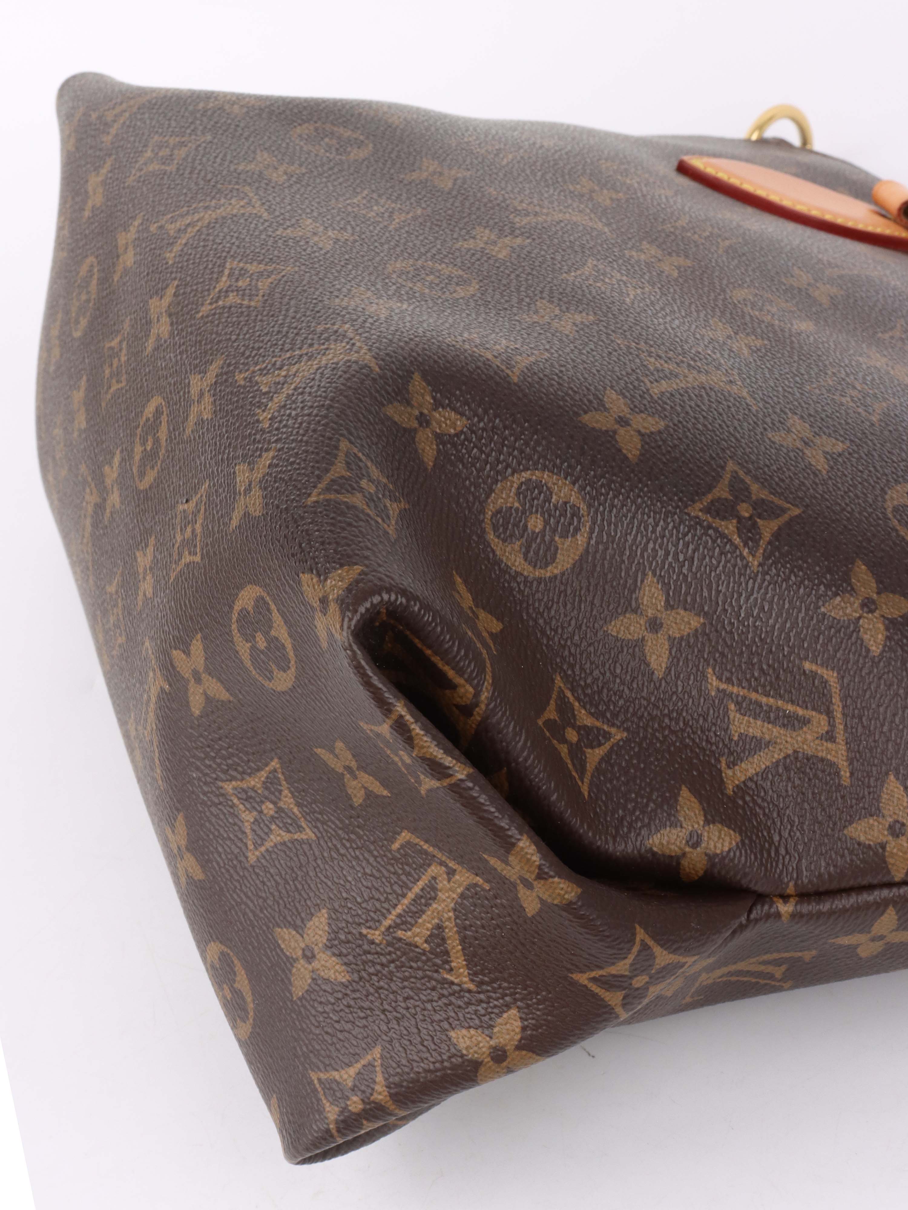 Louis Vuitton Monogram MM Flower Zipped Tote