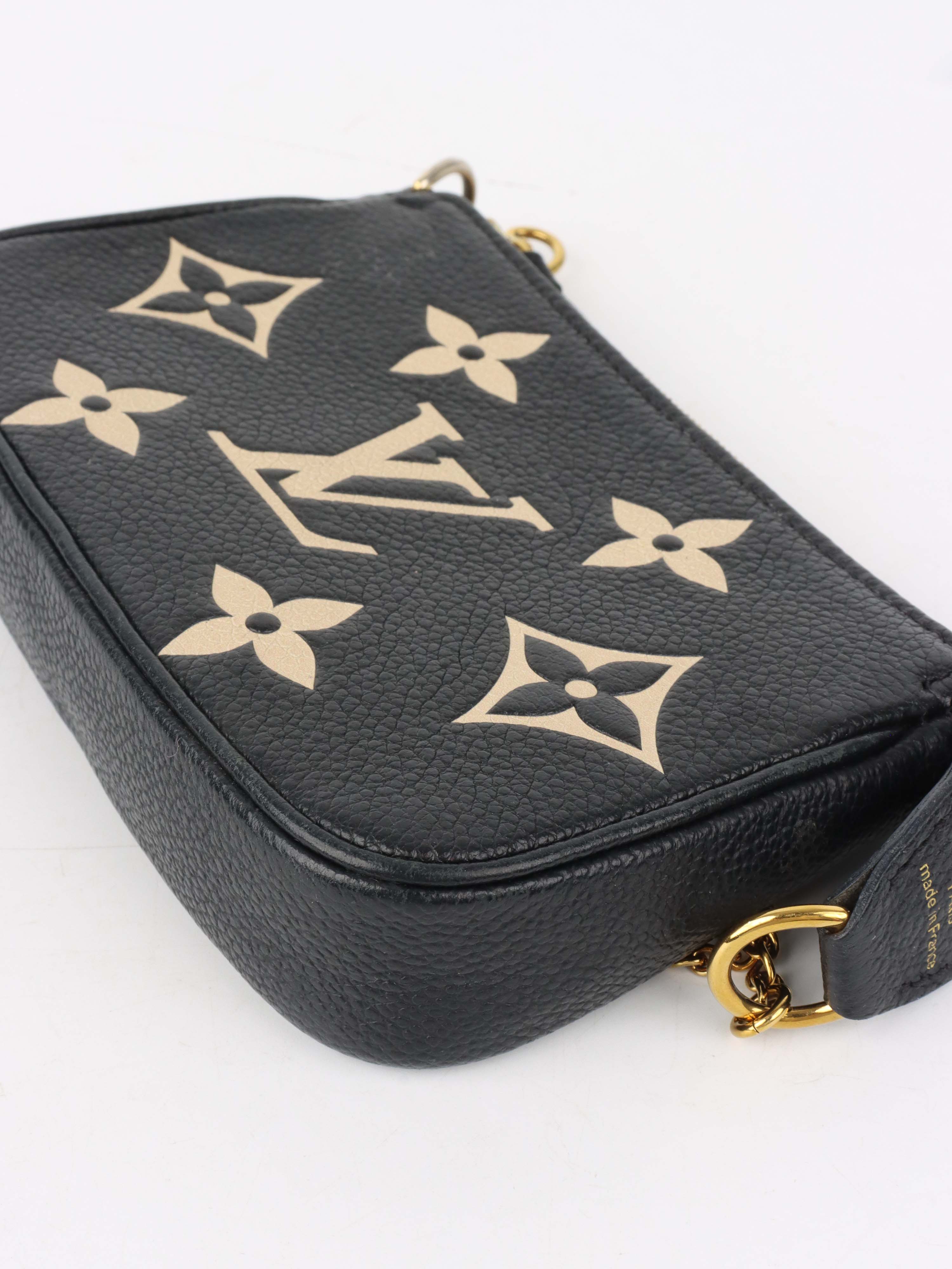 Louis Vuitton Bi-colour Mini Pochette Accessories.