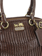 Coach Vintage Dark Brown Sophia Madison Satchel Shoulder Bag