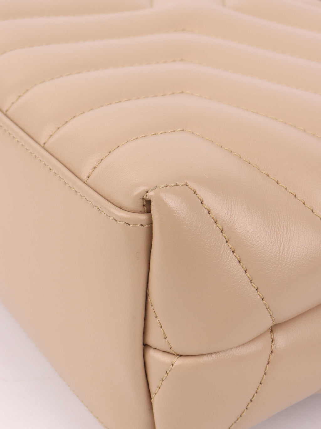 Saint Laurent Small Beige Loulou Bag.