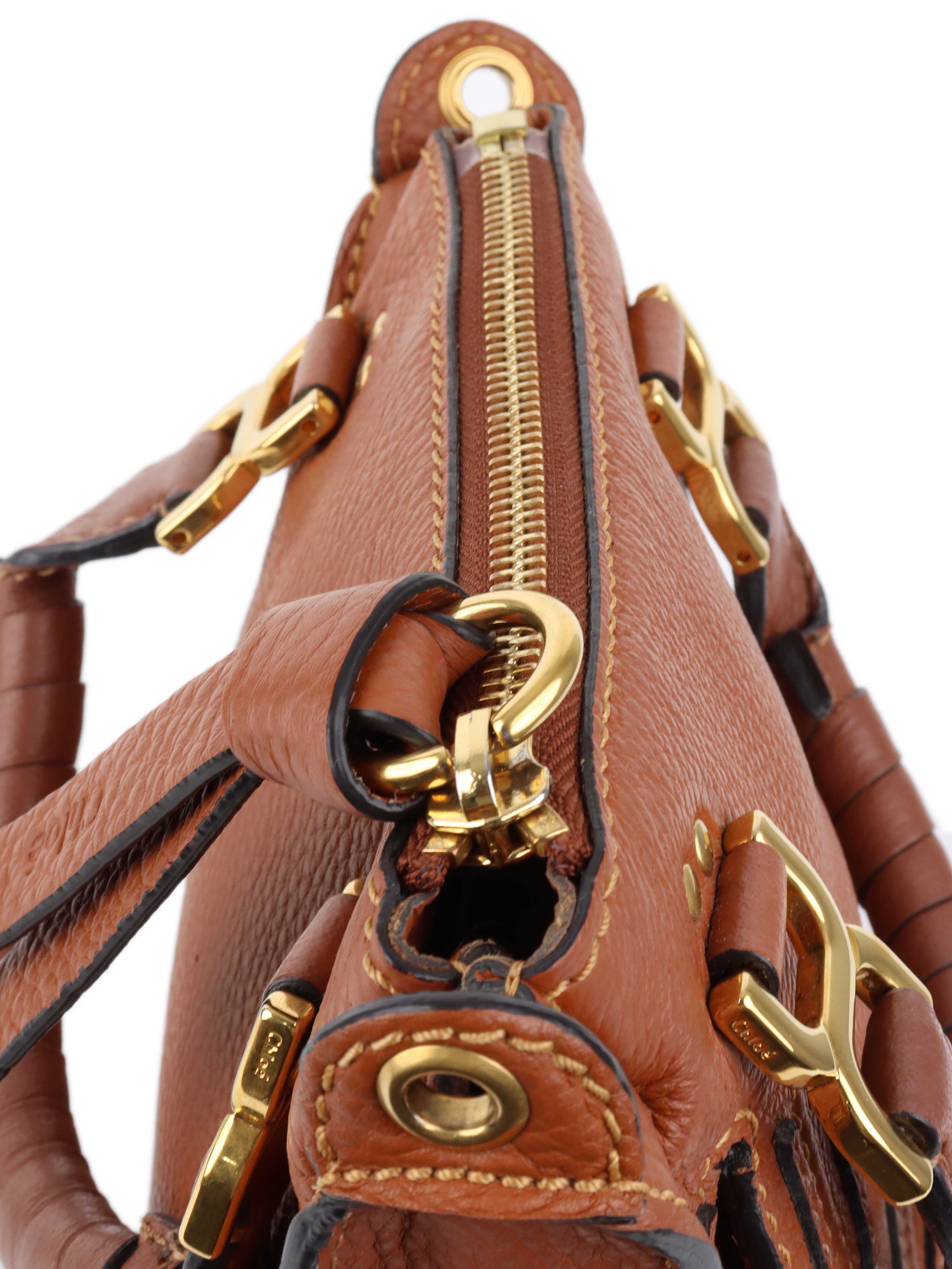 Chloe Brown Mini Marcie Bag.