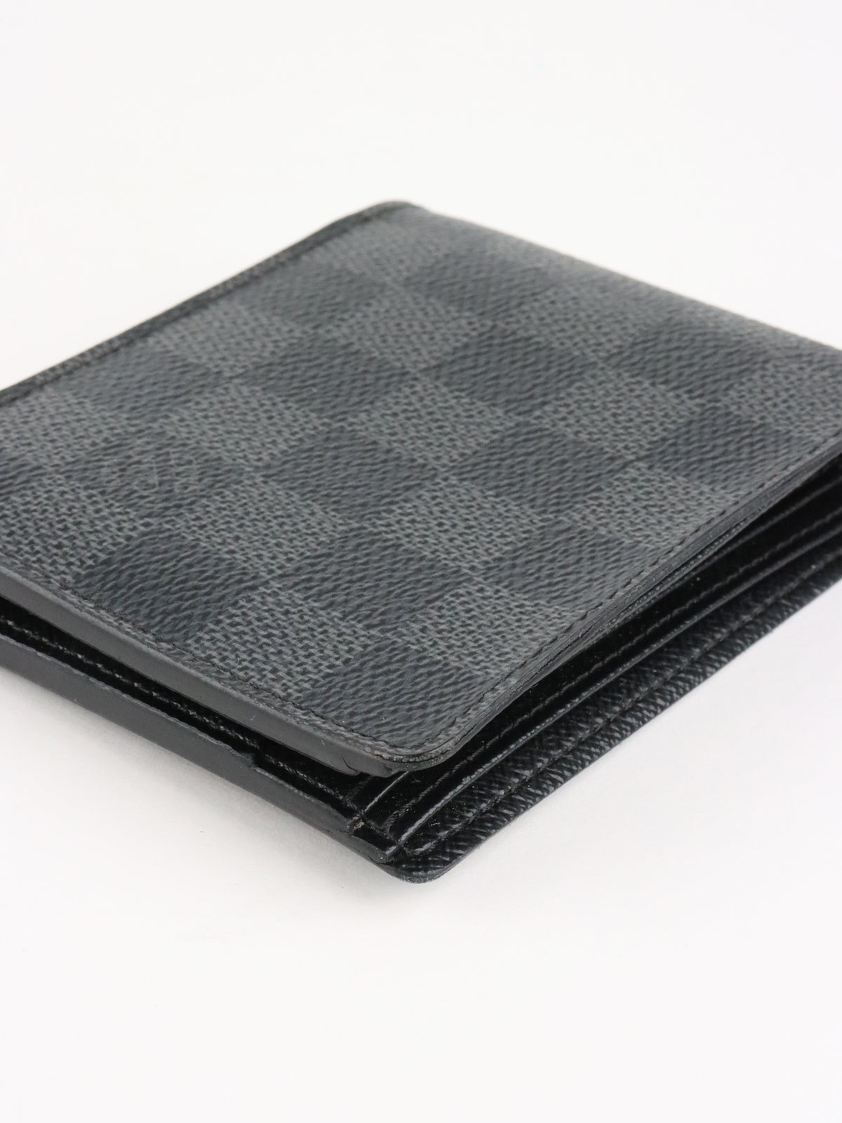 Louis Vuitton Black Damier Ebene Multiple Wallet