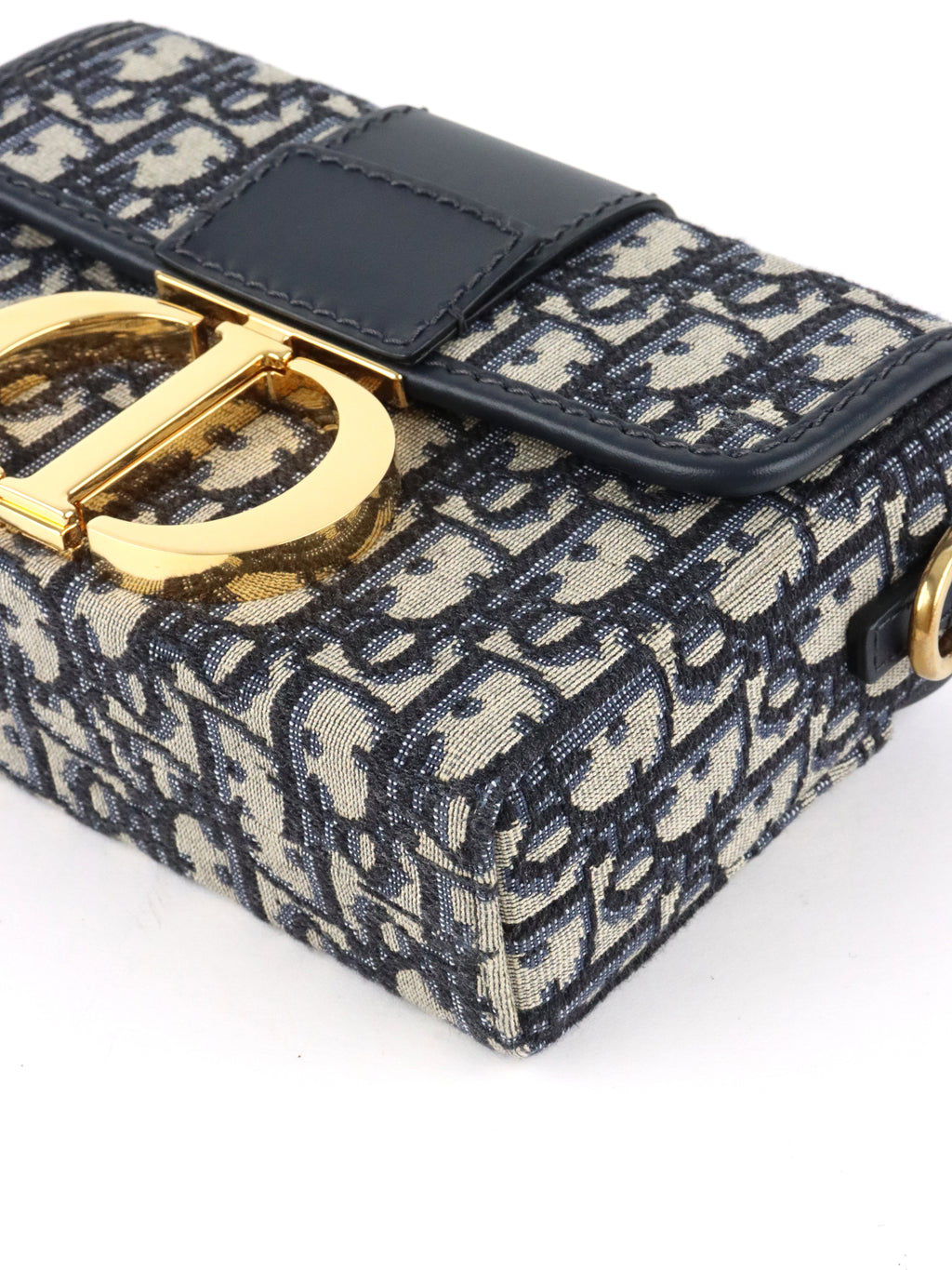Dior Box 30 Montaigne Navy Oblique  Bag