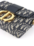 Dior Box 30 Montaigne Navy Oblique  Bag