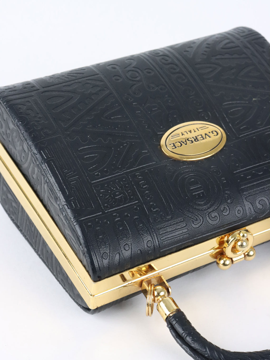 Gianni Versace Black Clutch Bag