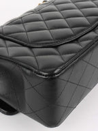 Chanel Small Black Lambskin Classic Flap.