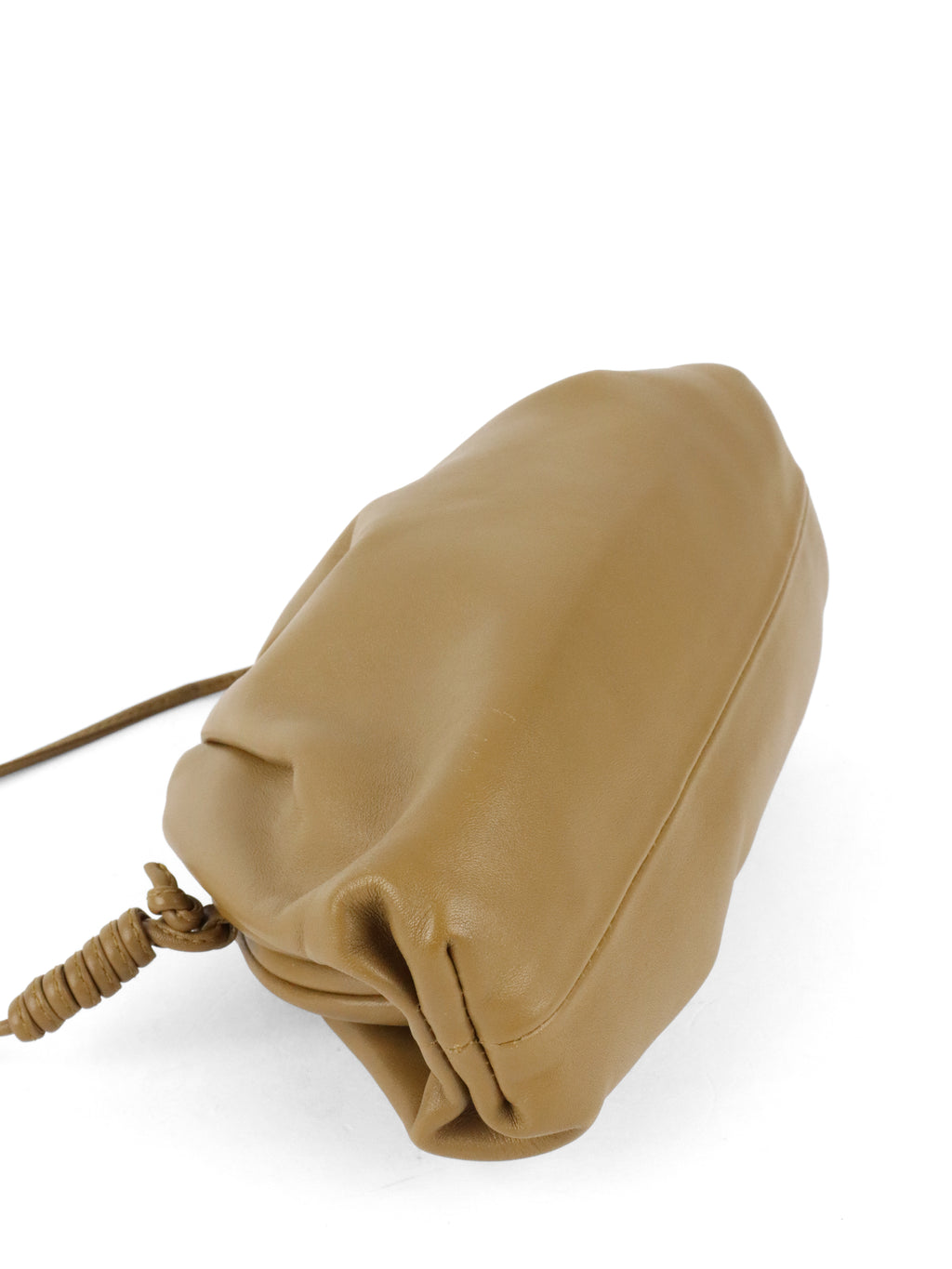 Bottega Veneta Mustard Green Mini Pouch Crossbody Bag