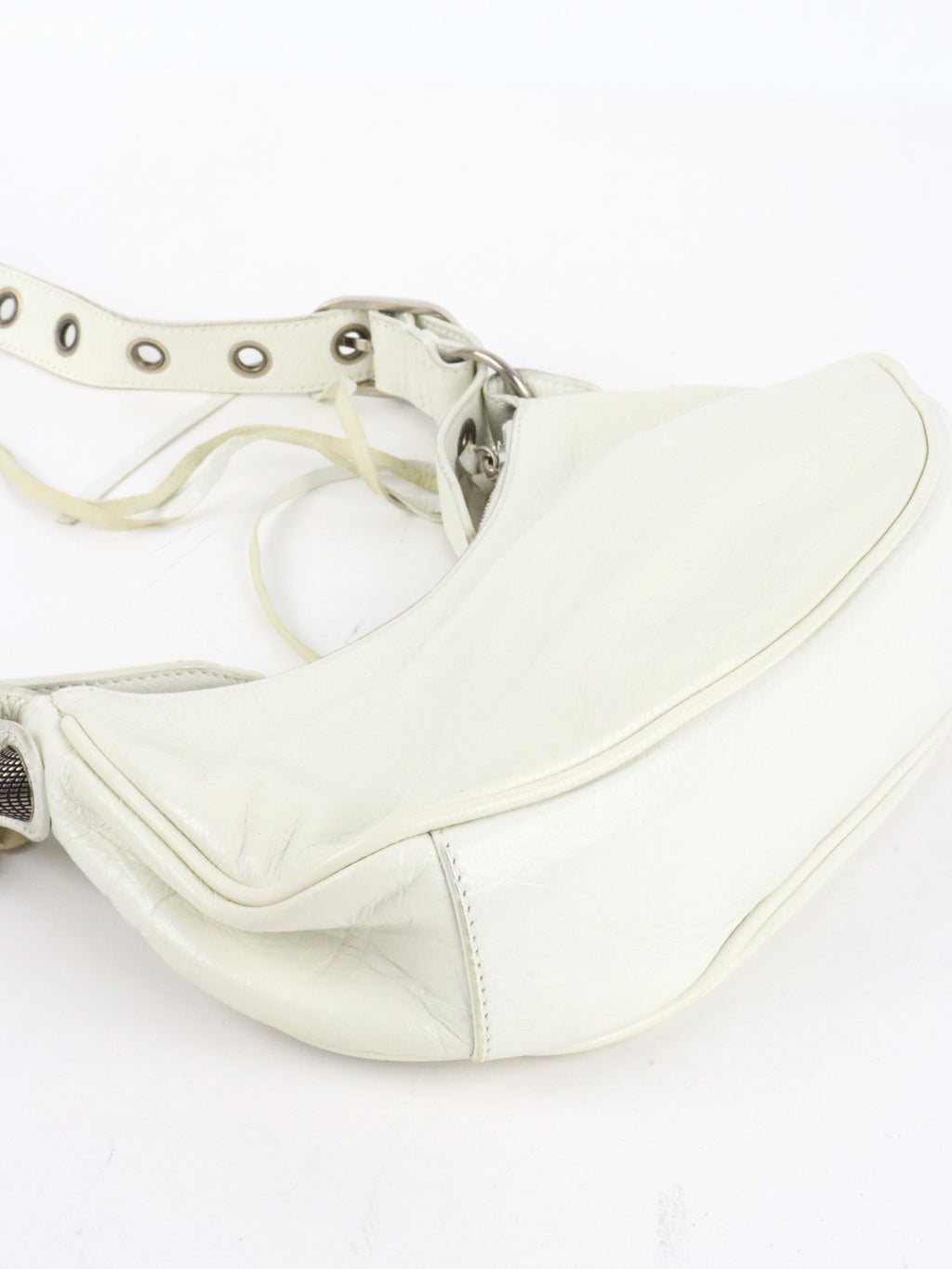 Balenciaga White Le Cagole XS Bag