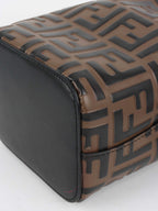 Fendi Mon Tresor Brown Leather Mini-bag.