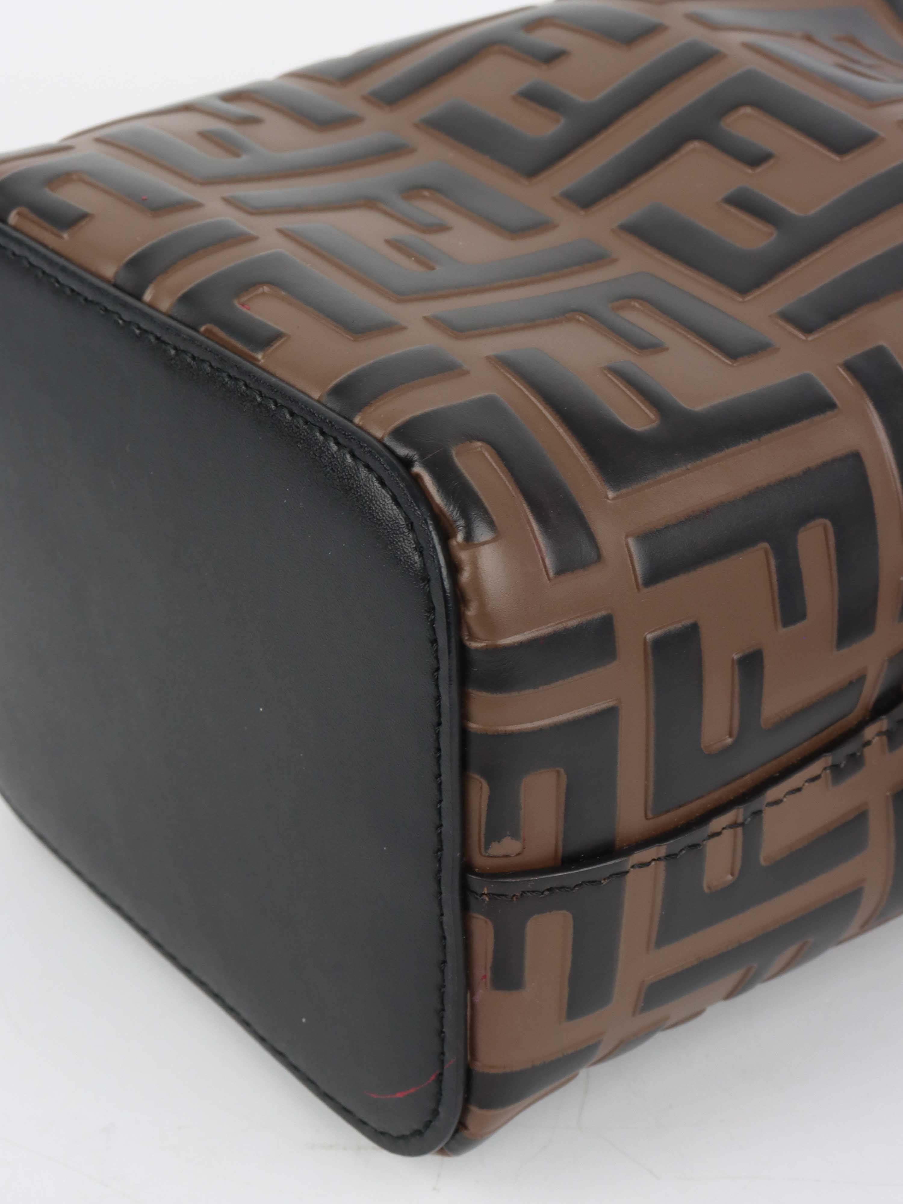 Fendi Mon Tresor Brown Leather Mini-bag.