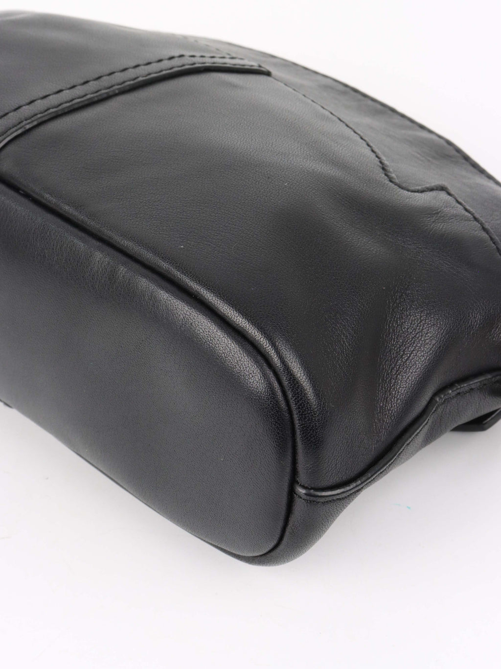 Givenchy Vintage Black Leather Crossbody Bag.