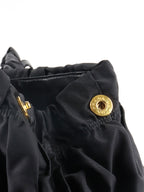Prada Black Tessuto Gaufre Nylon Bag