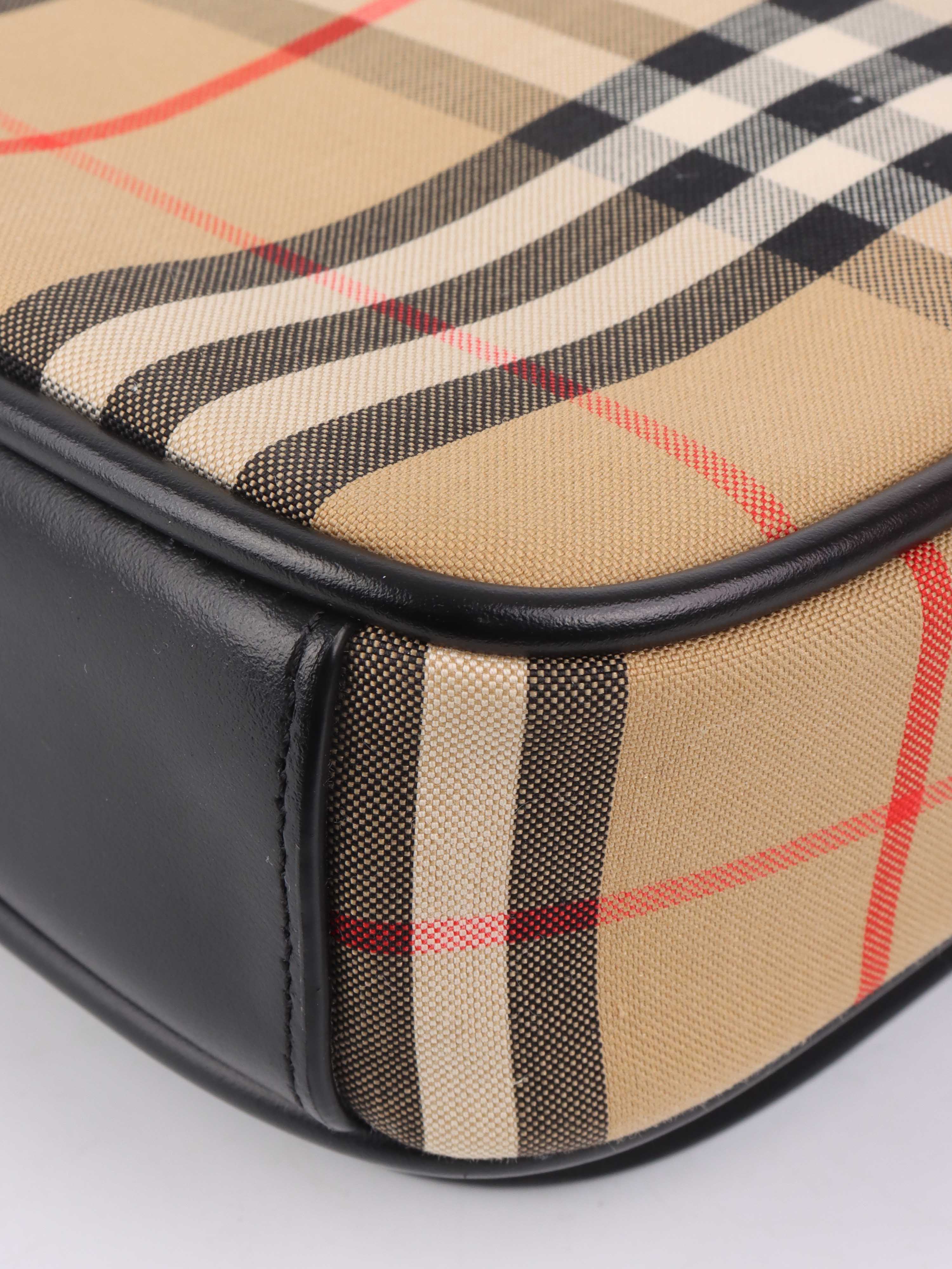Burberry Vintage Check and Leather Crossbody Bag
