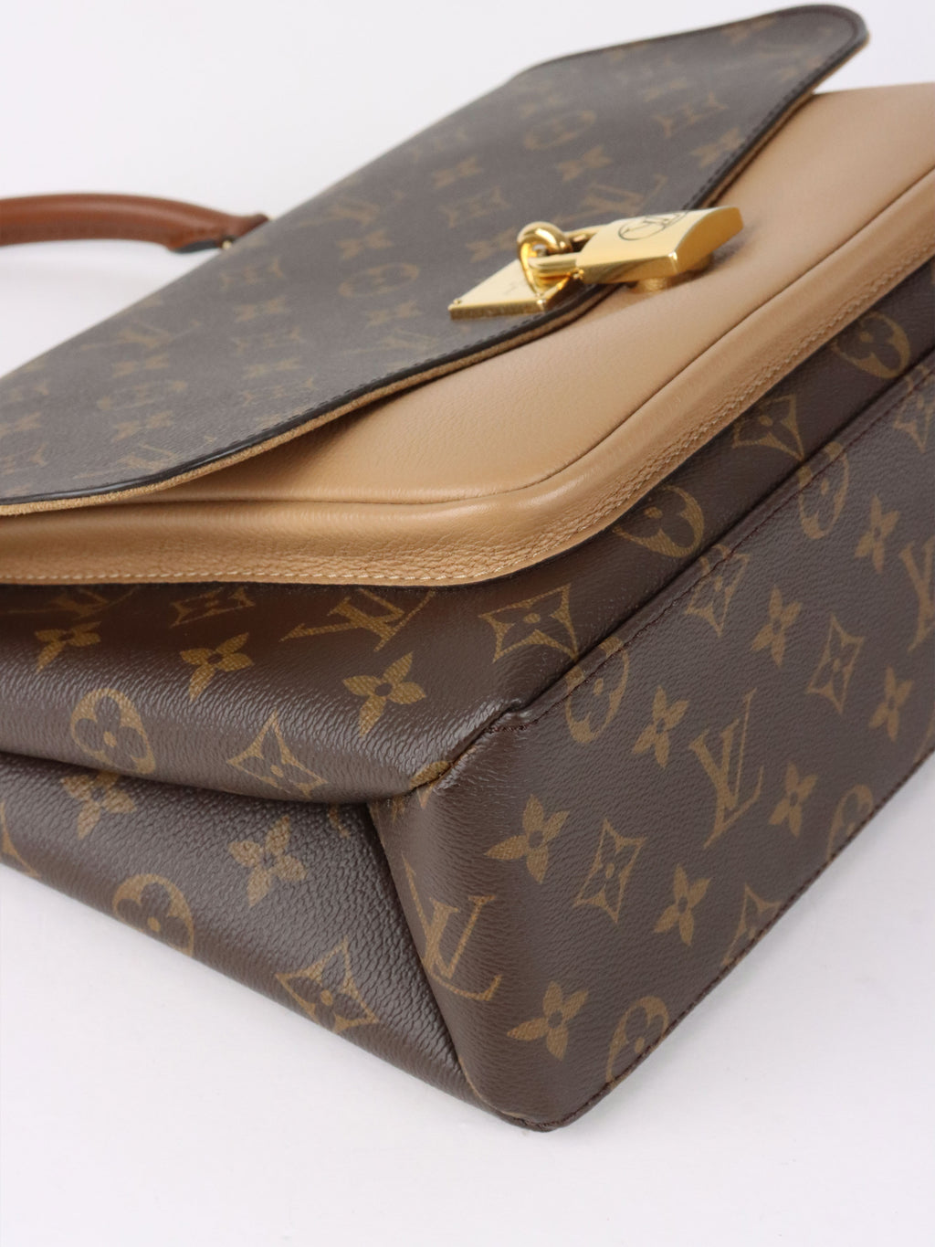 Louis Vuitton Marignan Beige Brown Monogram Shoulder Bag