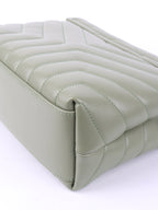 Saint Laurent Light Sage Small Loulou Bag.